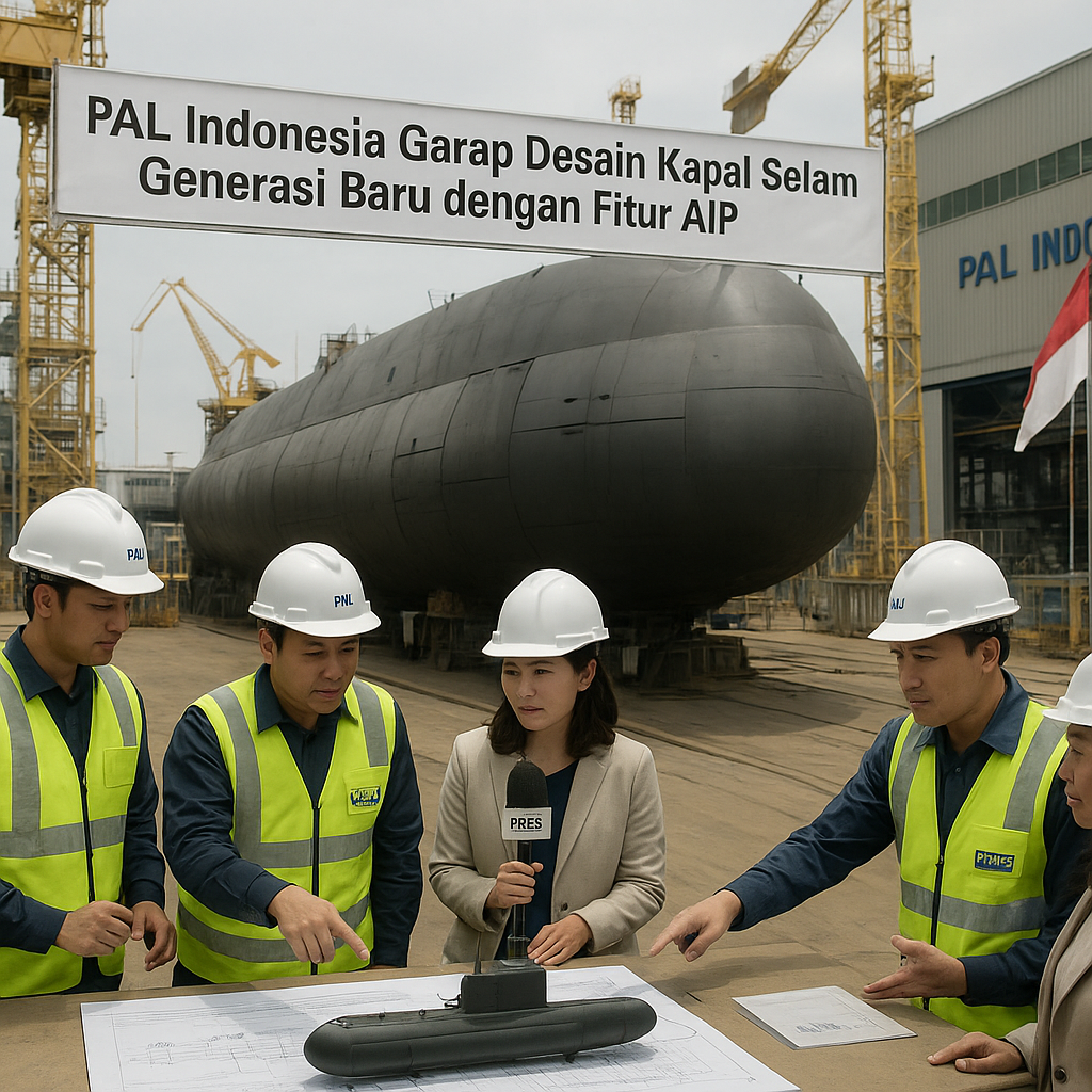 PAL Indonesia Garap Desain Kapal Selam Generasi Baru dengan Fitur Air Independent Propulsion (AIP)