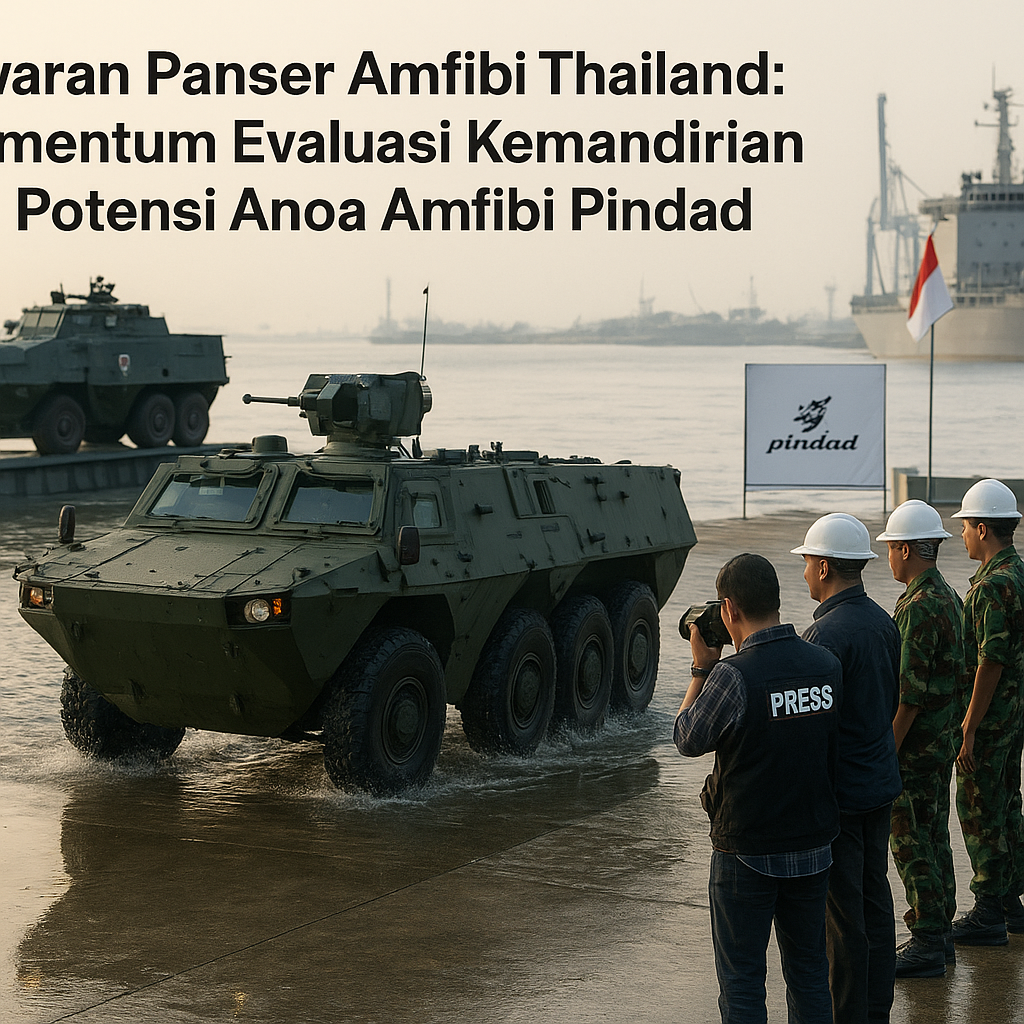 Tawaran Panser Amfibi Thailand: Momentum Evaluasi Kemandirian dan Potensi Anoa Amfibi Pindad
