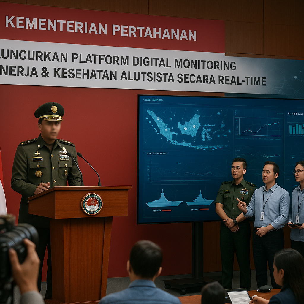 Kementhan Luncurkan Platform Digital untuk Monitoring Kinerja dan Kesehatan Alutsista Secara Real-Time