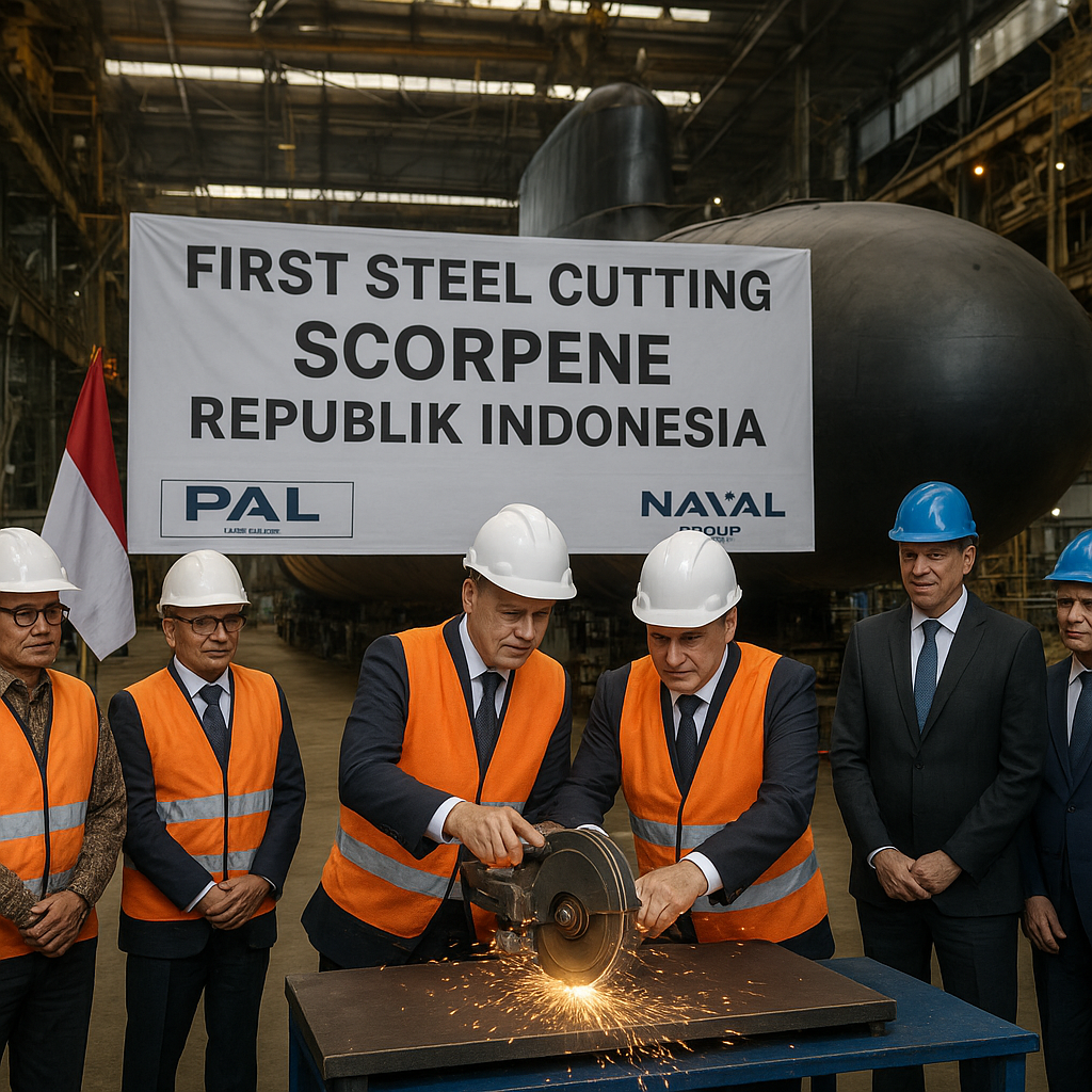 Babak Baru Industri Pertahanan: Pembangunan Fisik Scorpene Republik Indonesia Dimulai