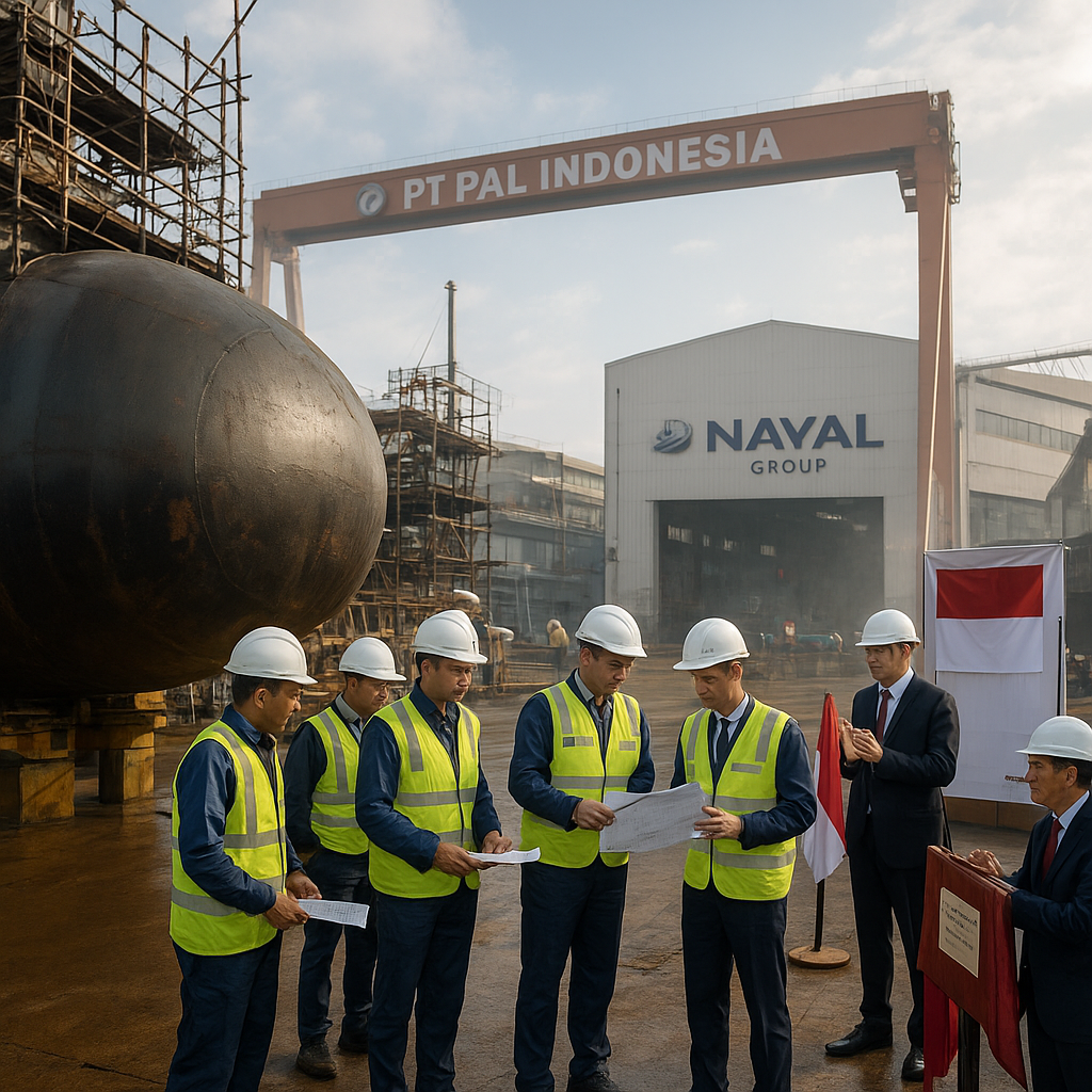 PT PAL Indonesia Resmi Mulai Pembangunan Kapal Selam Scorpène Evolved, Pacu Kemandirian Industri Maritim