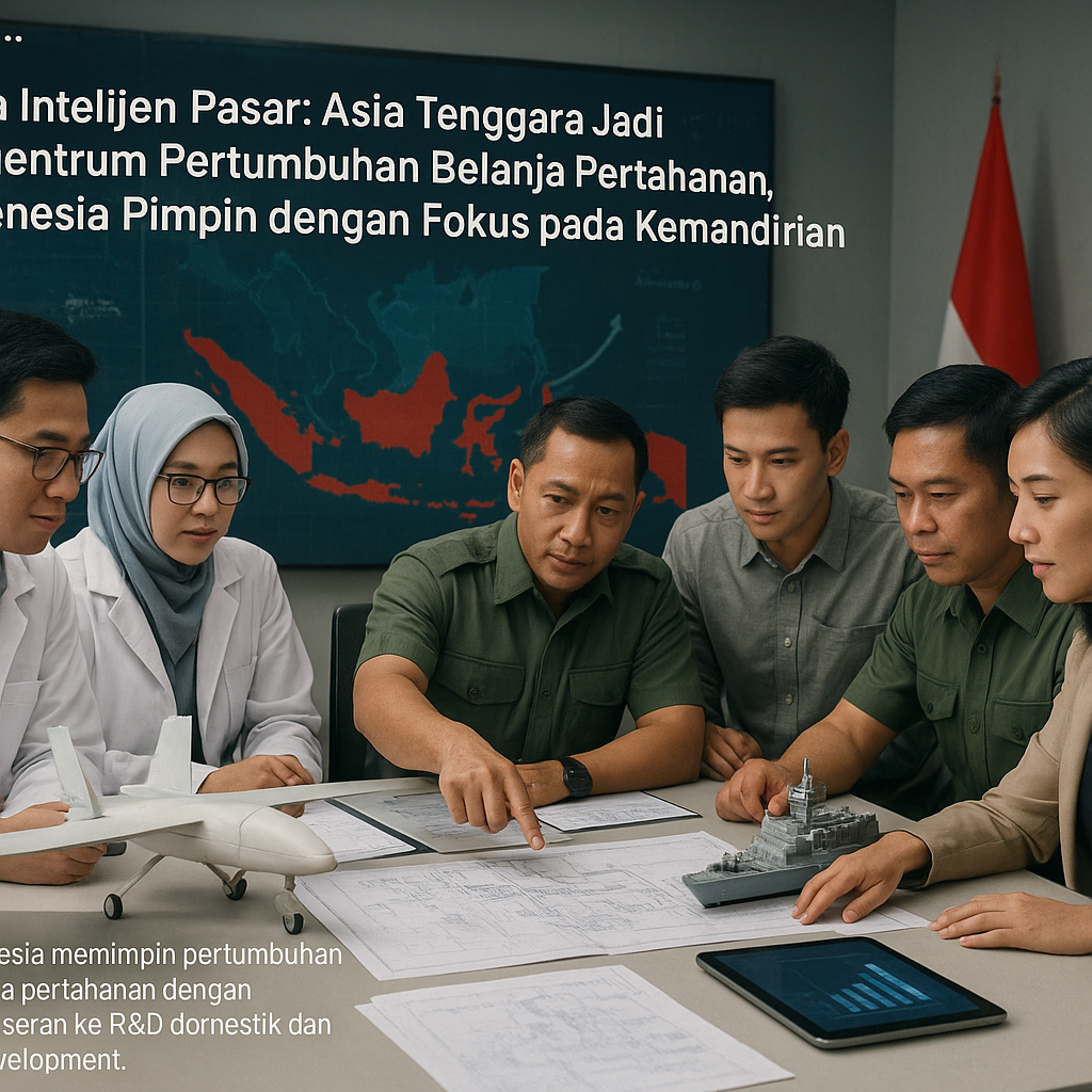 Data Intelijen Pasar: Asia Tenggara Jadi Episentrum Pertumbuhan Belanja Pertahanan, Indonesia Pimpin dengan Fokus pada Kemandirian