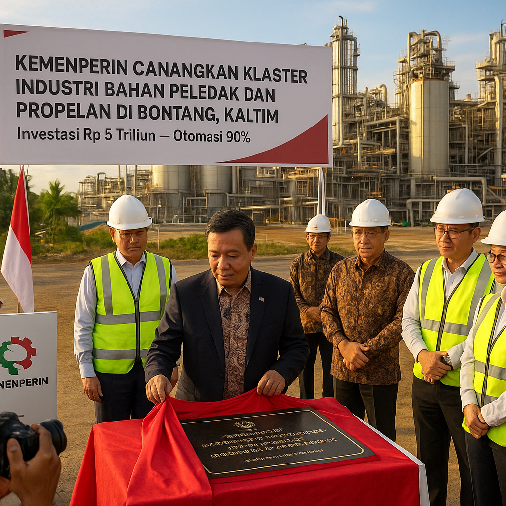 Kemenperin Canangkan Klaster Industri Bahan Peledak dan Propelan di Bontang, Kaltim