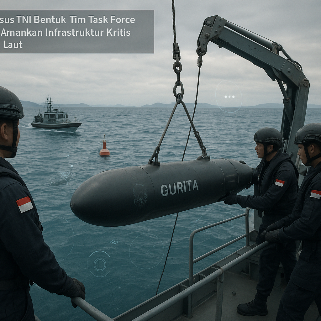 Koopssus TNI Bentuk Tim Task Force untuk Amankan Infrastruktur Kritis Bawah Laut dari Ancaman Sub-sea Drone