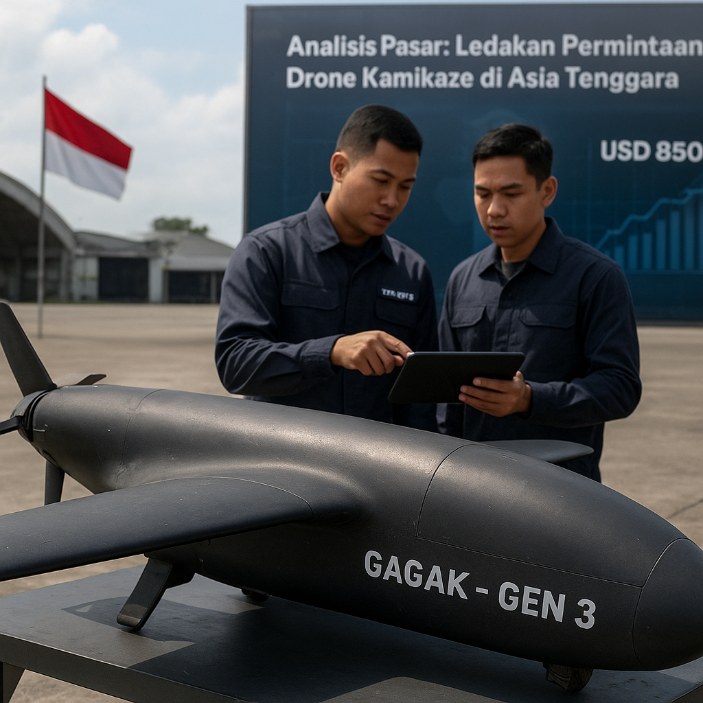 Analisis Pasar: Ledakan Permintaan Drone Kamikaze 'Loitering Munition' di Asia Tenggara, Peluang bagi Defend ID