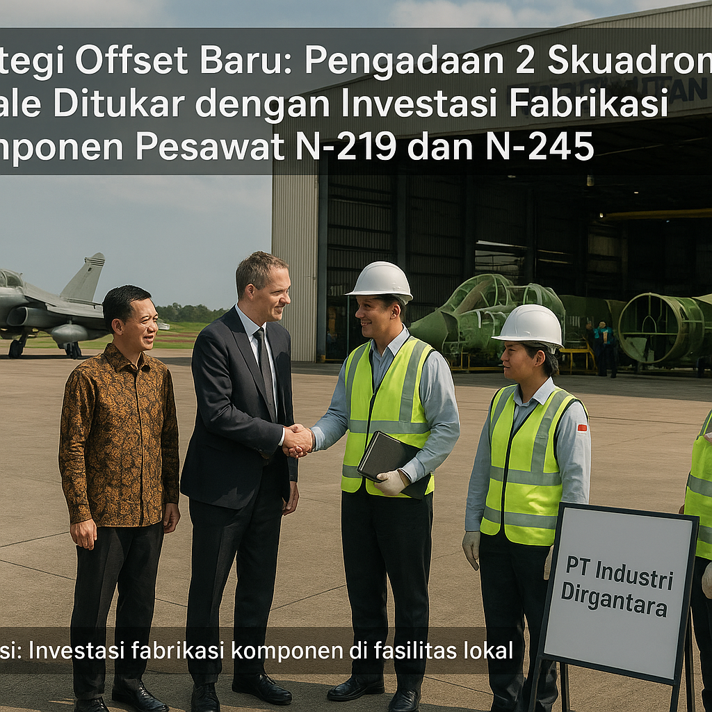 Strategi Offset Baru: Pengadaan 2 Skuadron Rafale Ditukar dengan Investasi Fabrikasi Komponen Pesawat N-219 dan N-245