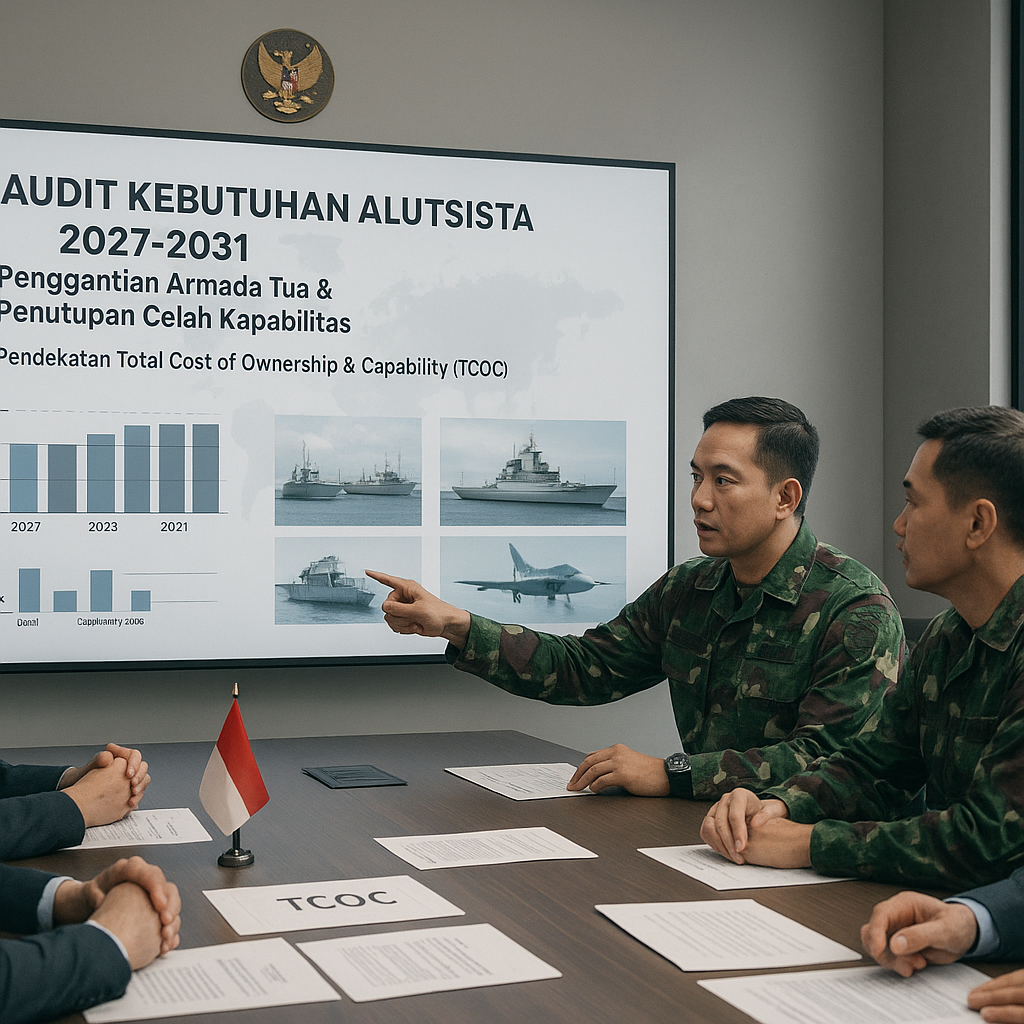 Audit Kebutuhan Alutsista 2027-2031: Fokus pada Penggantian Armada Tua dan Isi Celah Kapabilitas