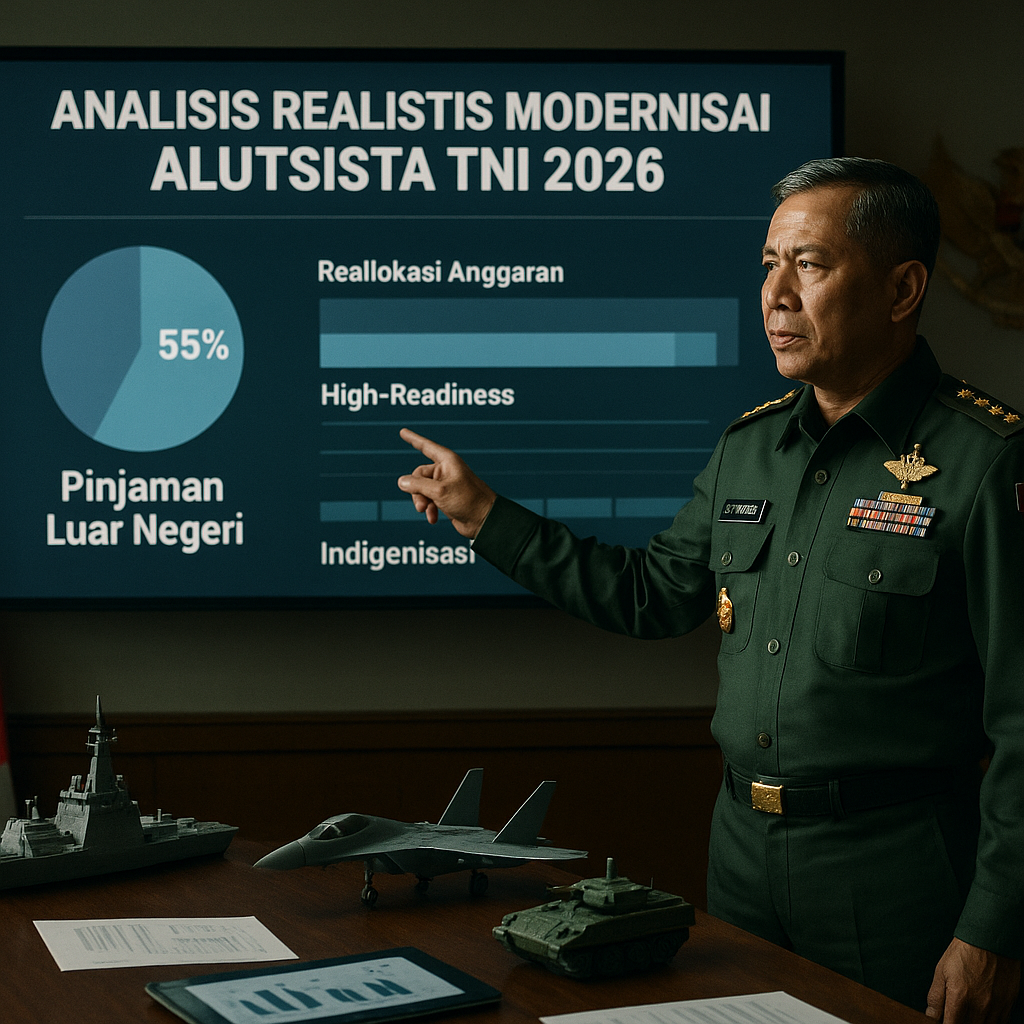 Analisis Realistis Modernisasi Alutsista TNI 2026: Evaluasi Strategi dan Implementasi