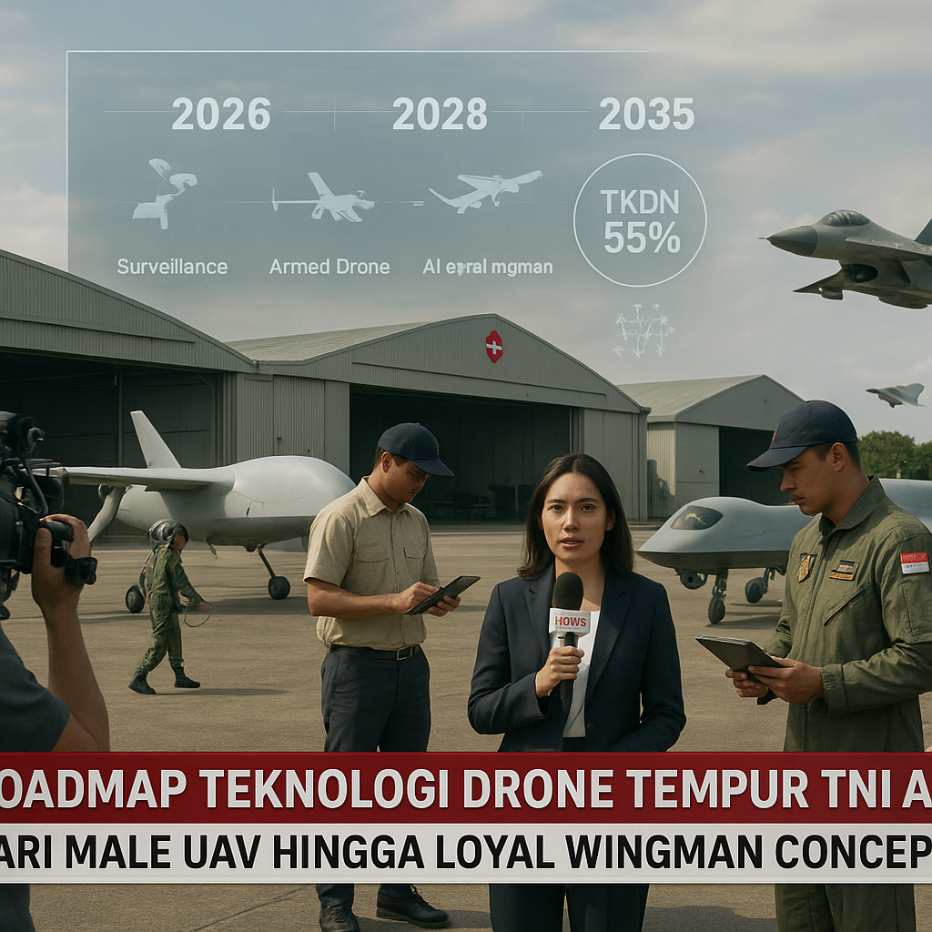 Roadmap Teknologi Drone Tempur TNI AU: Dari MALE UAV hingga Loyal Wingman Concepts