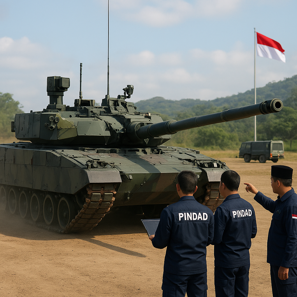 Pindad Uji Coba Tank Harimau Medium versi '2026' dengan Teknologi APS dan Network Centric Warfare