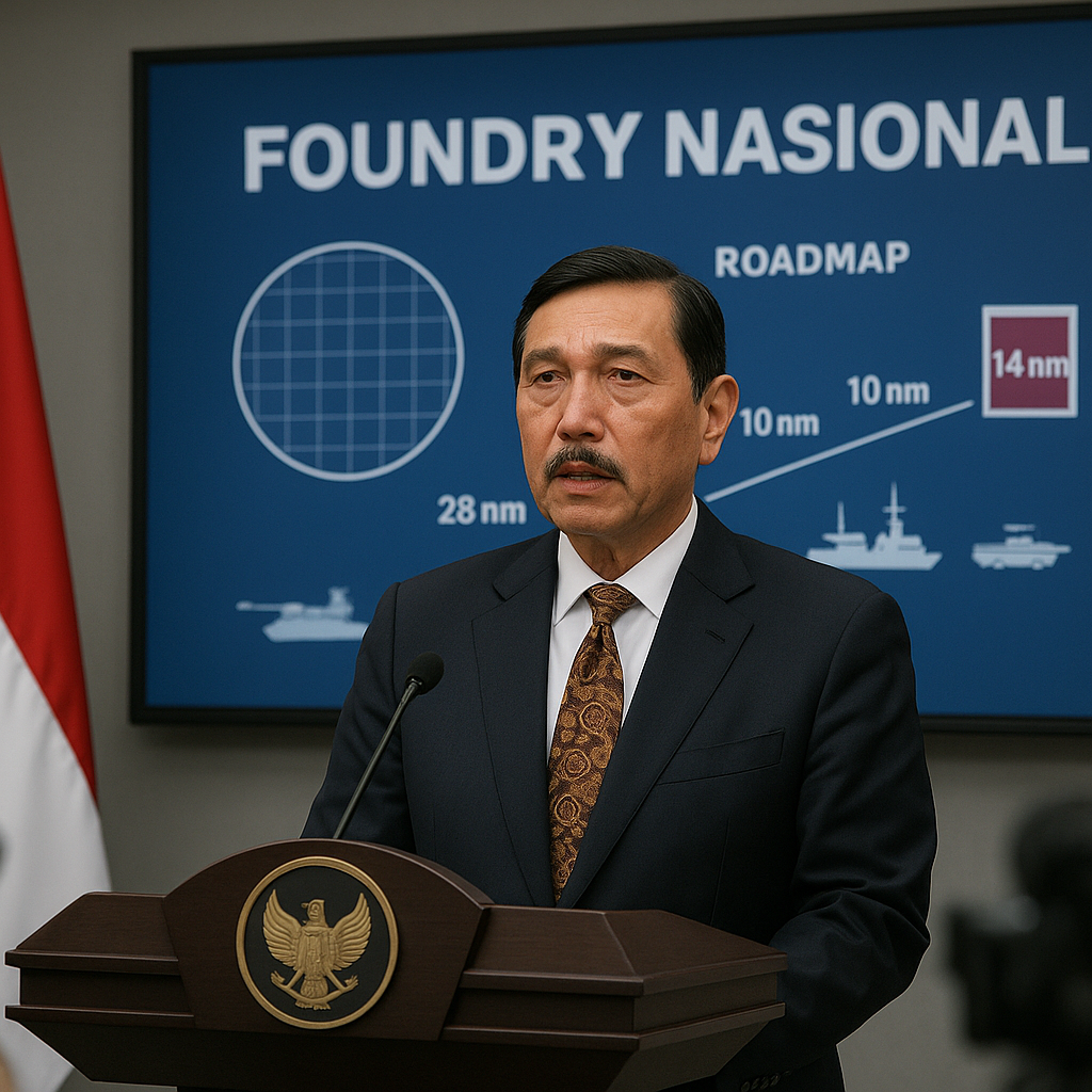 Luhut Paparkan Strategi 'Foundry Nasional' untuk Mandiri Produksi Chip Alutsista
