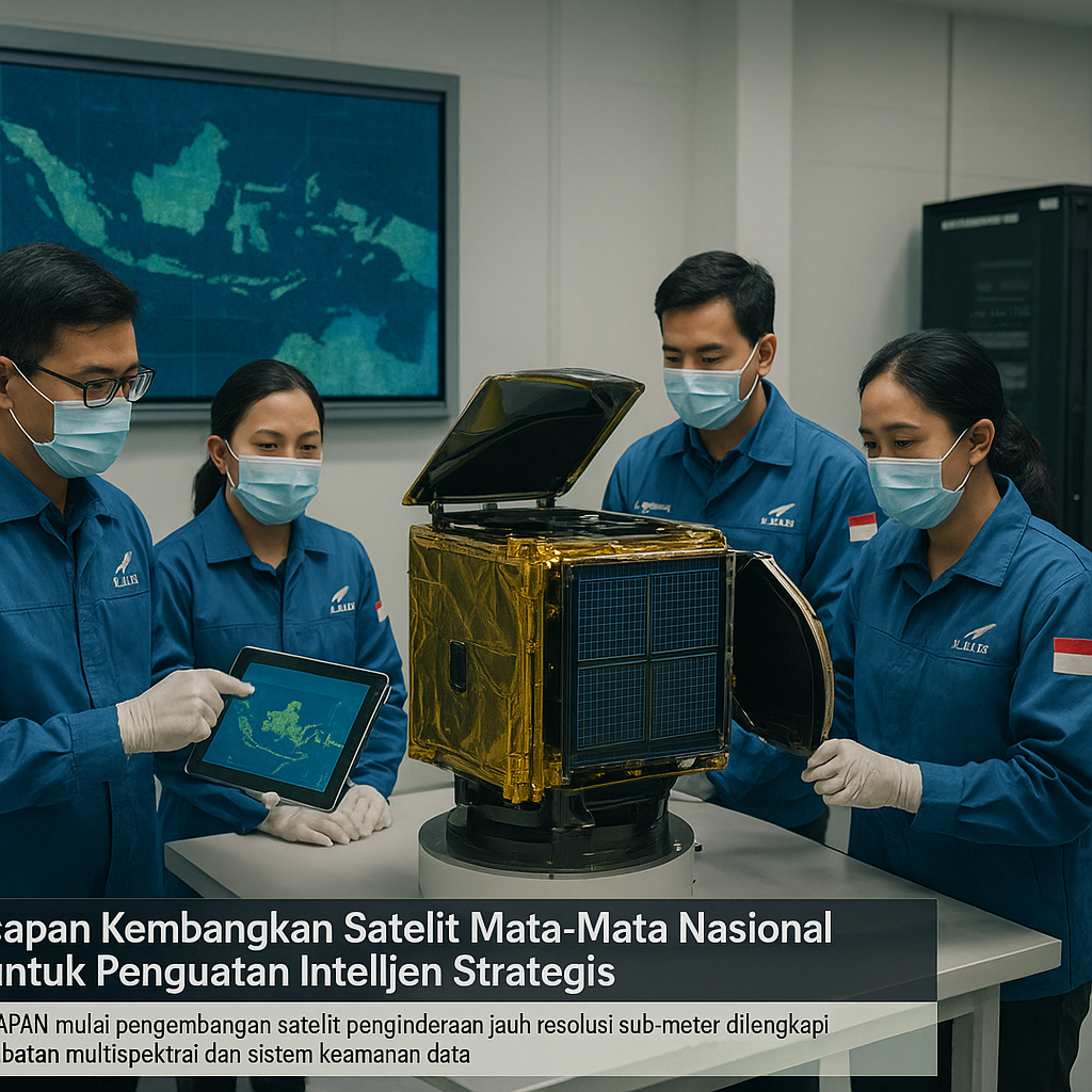 Lapan Kembangkan Satelit Mata-Mata Nasional untuk Penguatan Intelijen Strategis