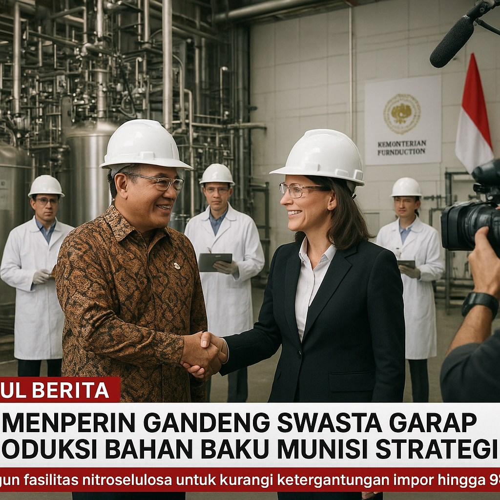 Kemenperin Gandeng Swasta Garap Produksi Bahan Baku Munisi Strategis