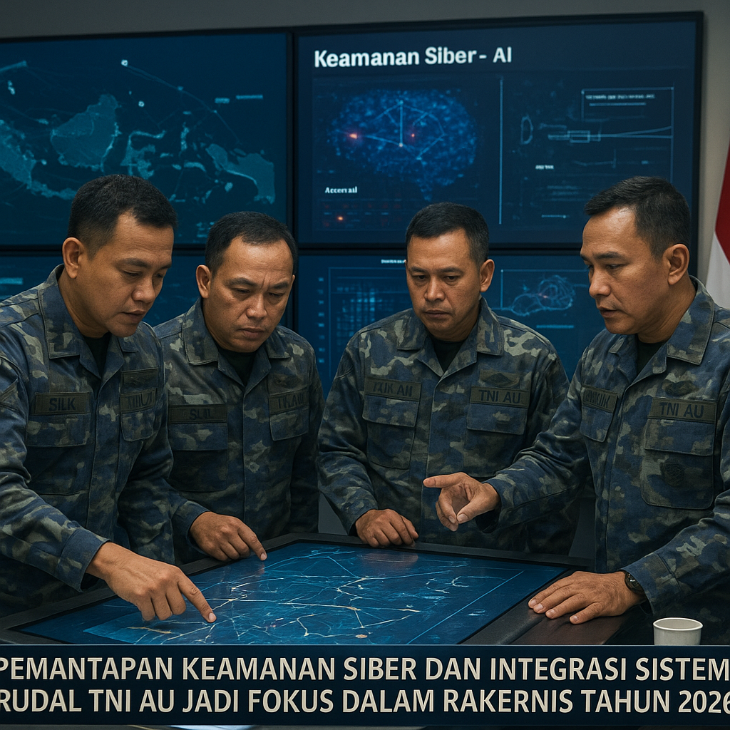 Pemantapan Keamanan Siber dan Integrasi Sistem Rudal TNI AU Jadi Fokus dalam Rakernis Tahun 2026