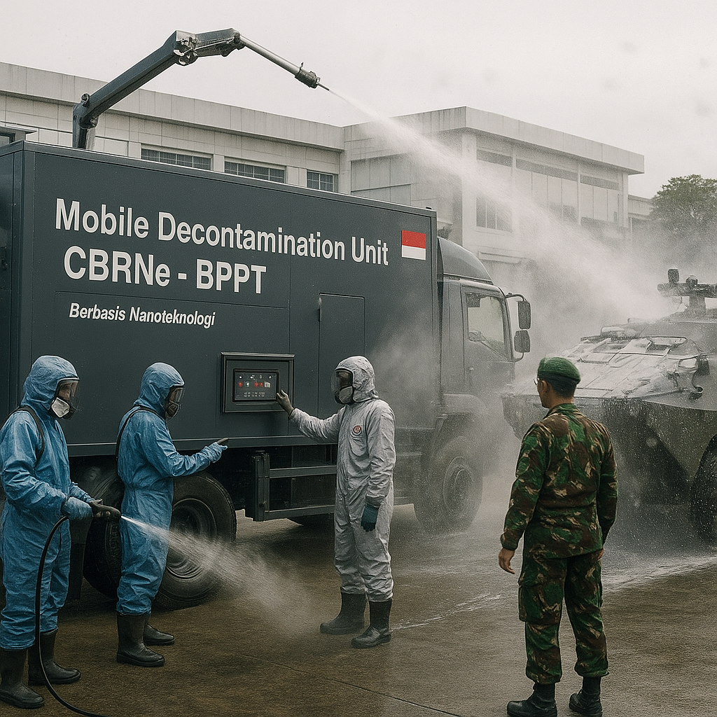 BPPT Kembangkan Mobile Decontamination Unit CBRNe Generasi Baru Berbasis Nanoteknologi