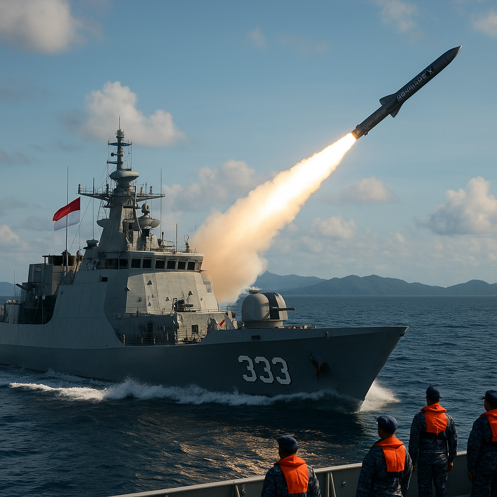 TNI AL Gelar Uji Tembak Rudal Jarak Jauh BrahMos-A untuk Perkuat Kekuatan Maritim
