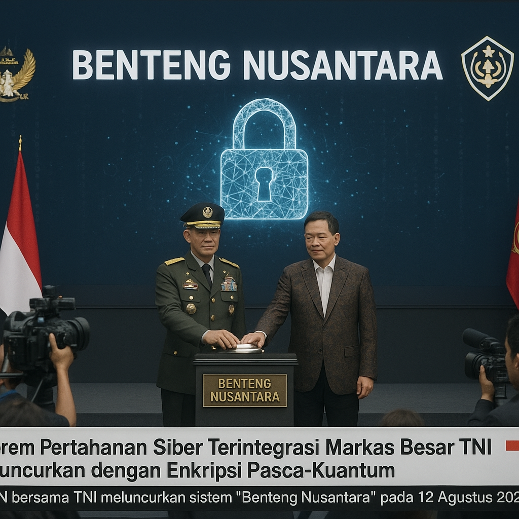 Sistem Pertahanan Siber Terintegrasi Markas Besar TNI Diluncurkan dengan Enkripsi Pasca-Kuantum