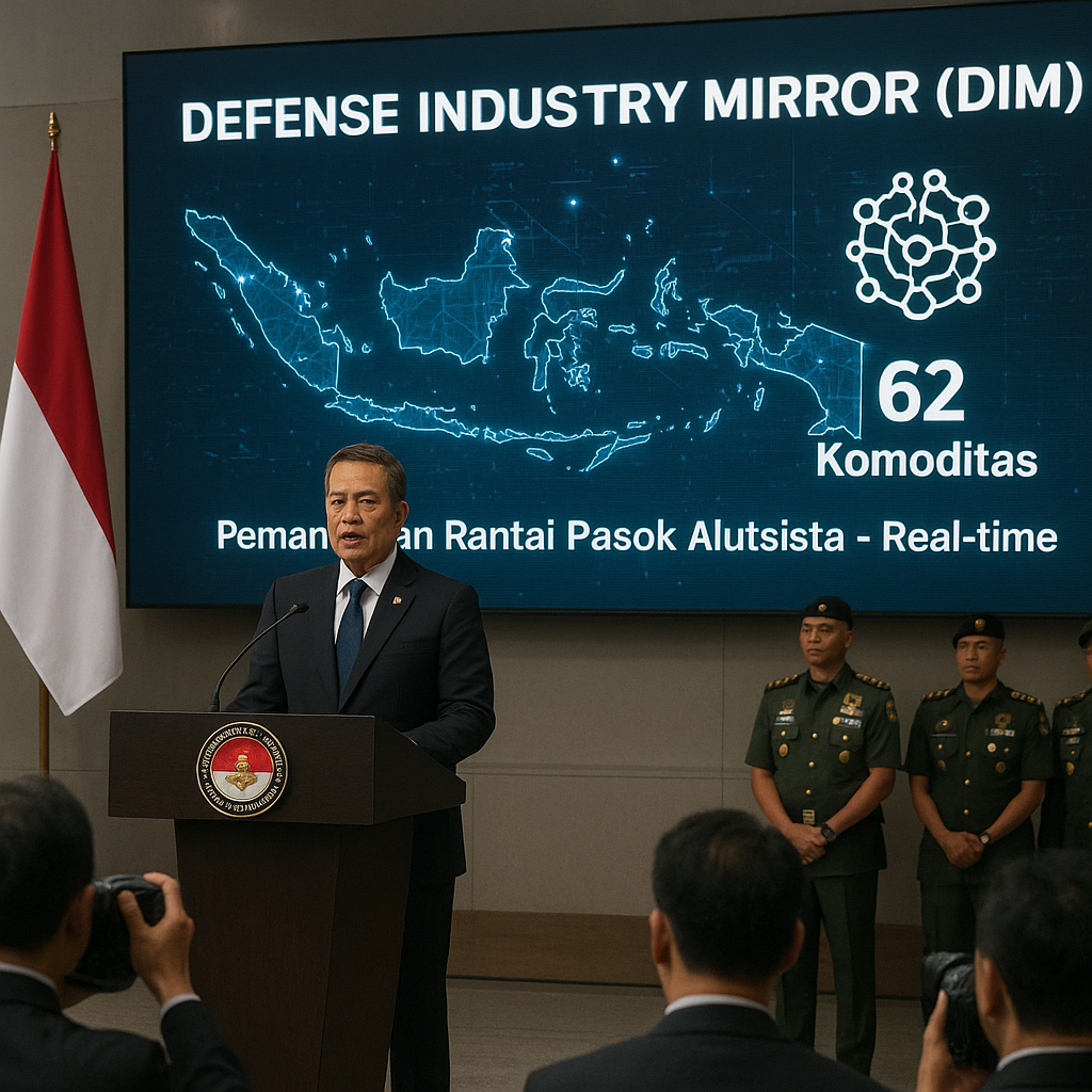 Kemenhan Luncurkan Platform Digital 'Defense Industry Mirror' untuk Pemantauan Rantai Pasok Alutsista