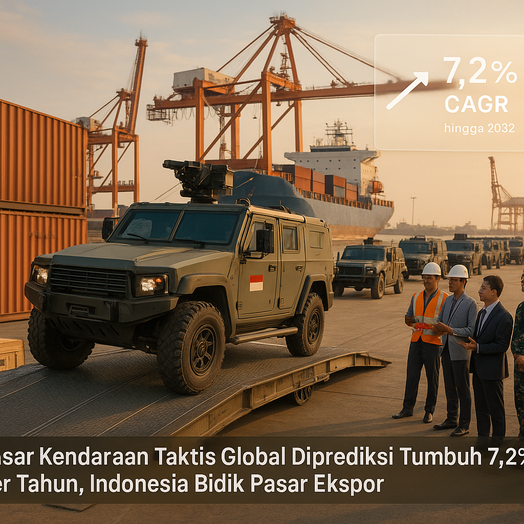 Pasar Kendaraan Taktis Global Diprediksi Tumbuh 7,2% per Tahun, Indonesia Bidik Pasar Ekspor