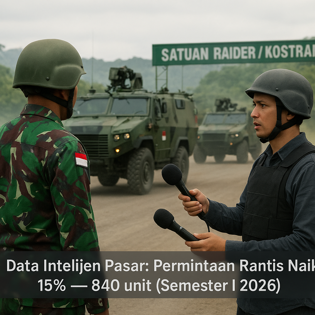 Data Intelijen Pasar: Permintaan Kendaraan Taktis Rantis Indonesia Naik 15% pada Semester I 2026