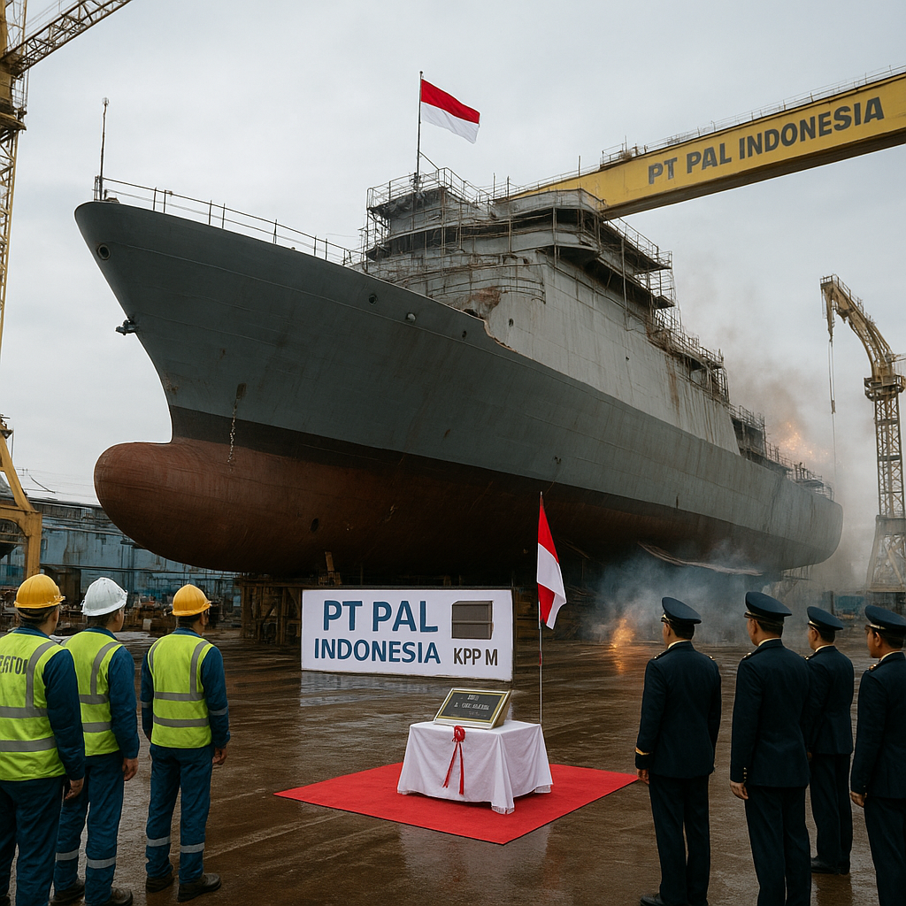 PT PAL Indonesia Mulai Konstruksi Kapal Perang Multi-Misi (KPP-M) untuk TNI AL