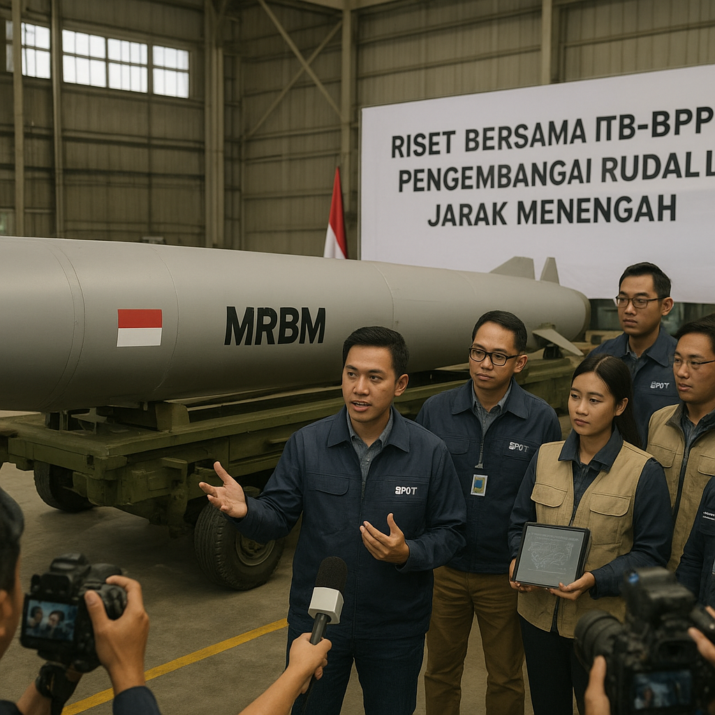 Riset Bersama ITB-BPPT Kembangkan Rudal Balistik Jarak Menengah untuk Pertahanan Nusantara