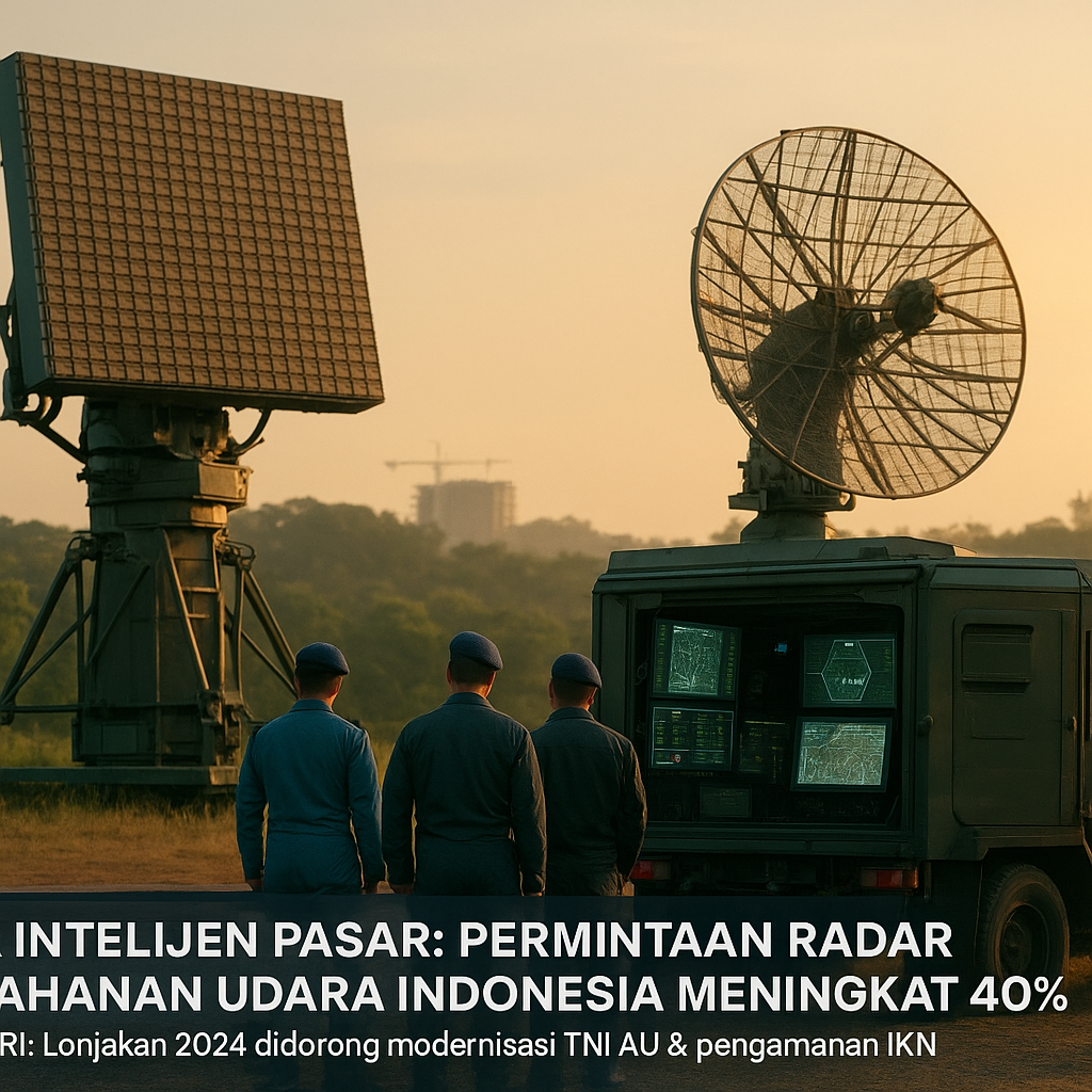 Data Intelijen Pasar: Permintaan Radar Pertahanan Udara Indonesia Meningkat 40%
