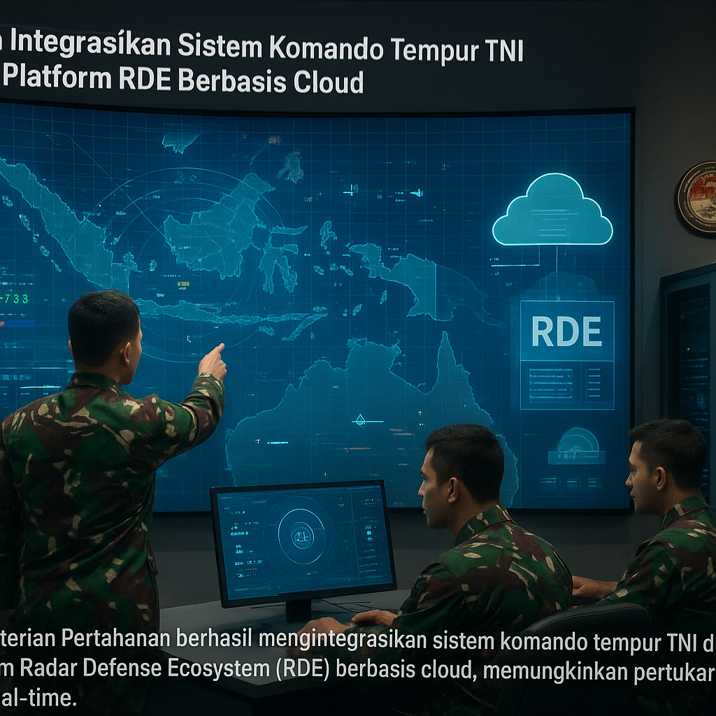 Kemhan Integrasikan Sistem Komando Tempur TNI dengan Platform RDE Berbasis Cloud