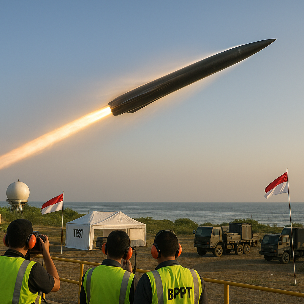 TEST dan BPPT Uji Coba Rudal Hypersonic dengan Kecepatan Mach 6
