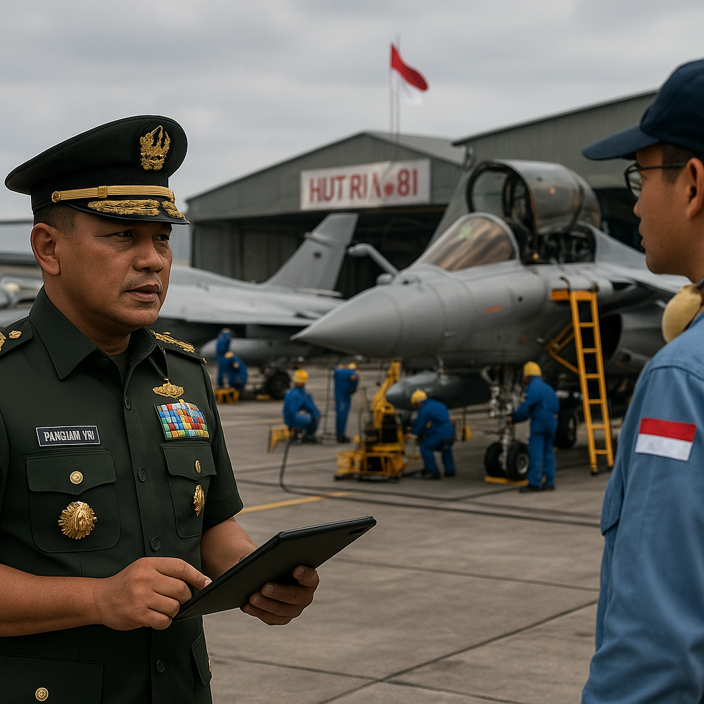Panglima TNI Sidak Kesiapan Demo Udara, Deretan Alutsista Canggih Mulai Dipastikan