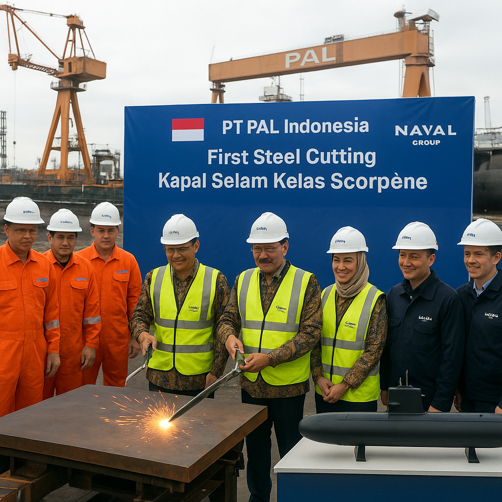 PT PAL Mulai Bangun Kapal Selam Pertama Scorpène