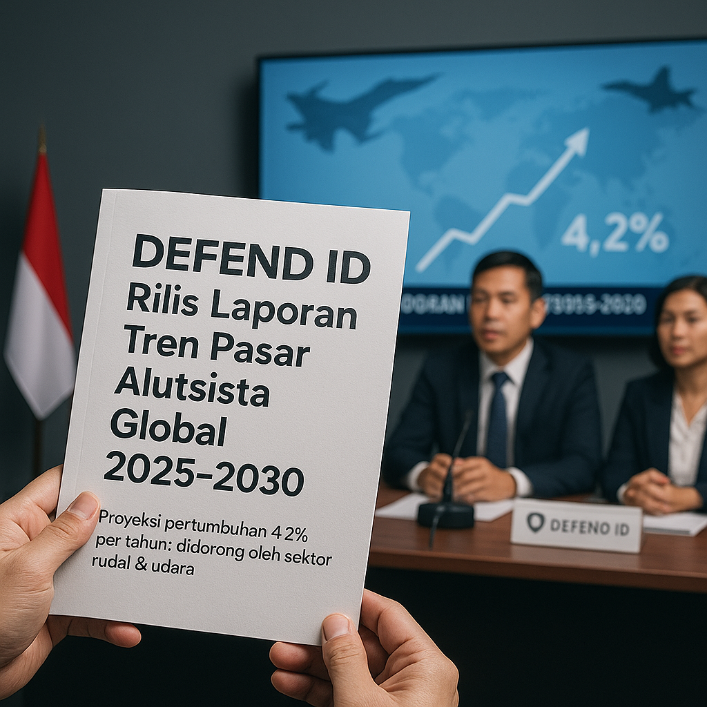 DEFEND ID Rilis Laporan Tren Pasar Alutsista Global 2025-2030