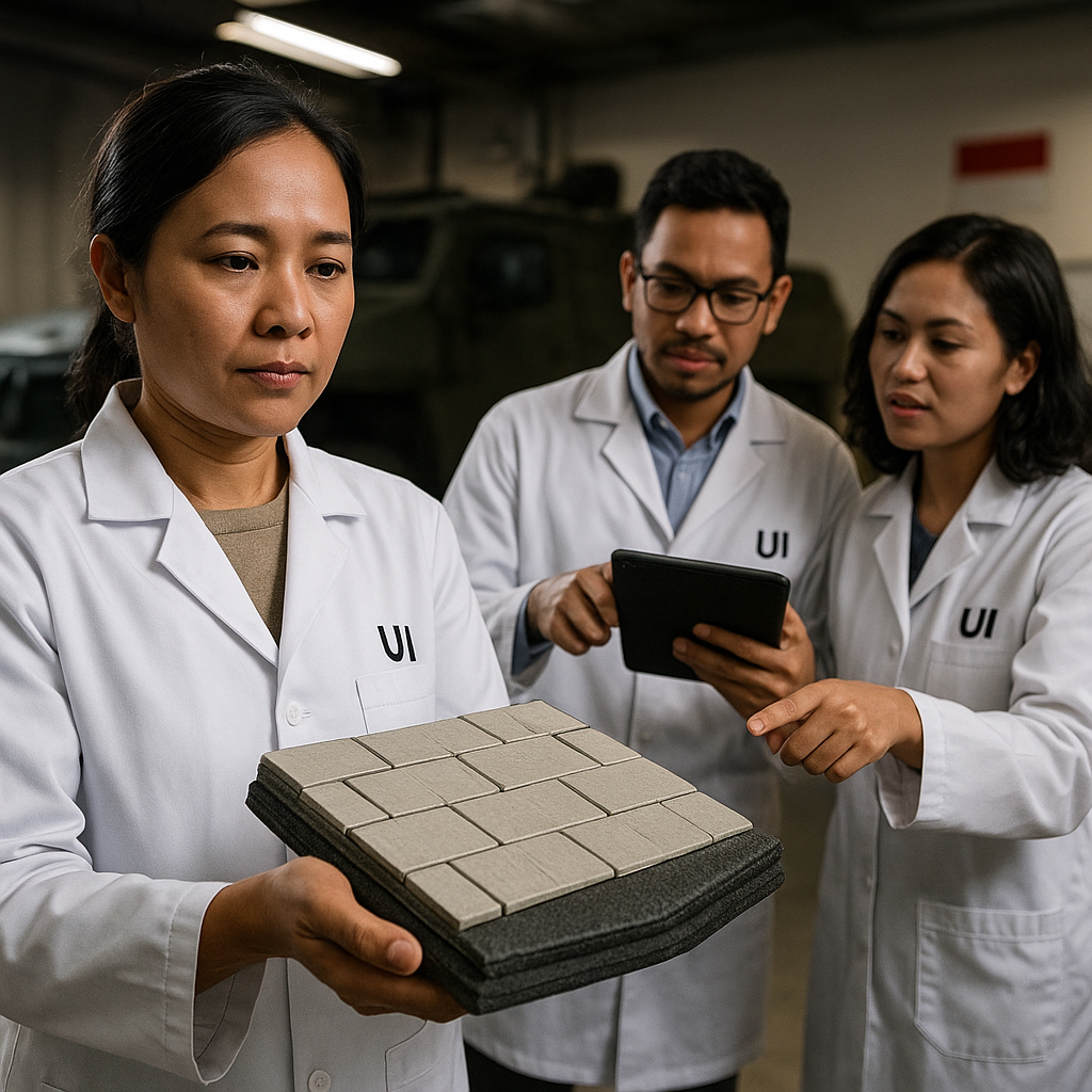 Riset Bersama UI-LIPI Kembangkan Material Komposit untuk Armor Kendaraan Tempur Generasi Baru