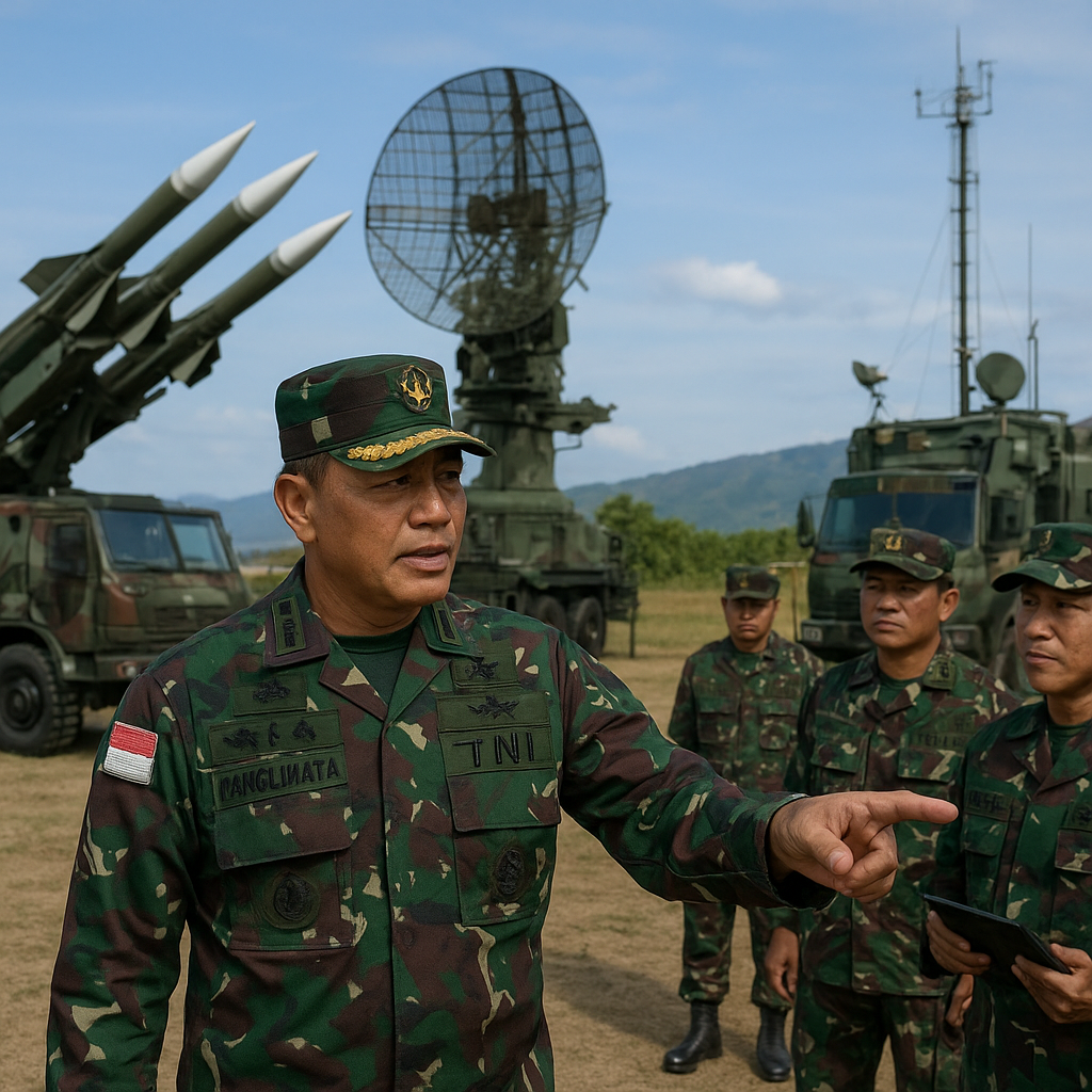 Panglima TNI Tinjau Kesiapan Satuan Rudal Pertahanan Udara di Sulawesi