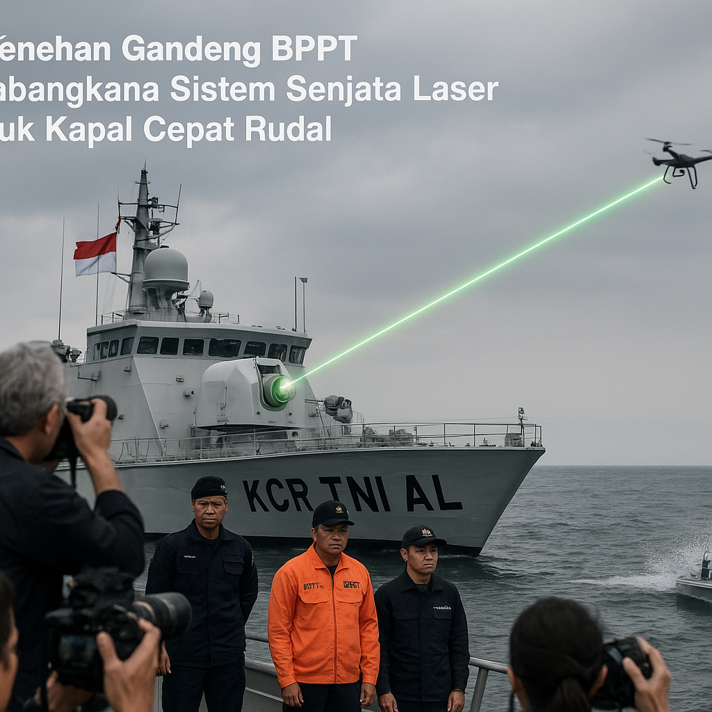 Kemenhan Gandeng BPPT Kembangkan Sistem Senjata Laser untuk Kapal Cepat Rudal
