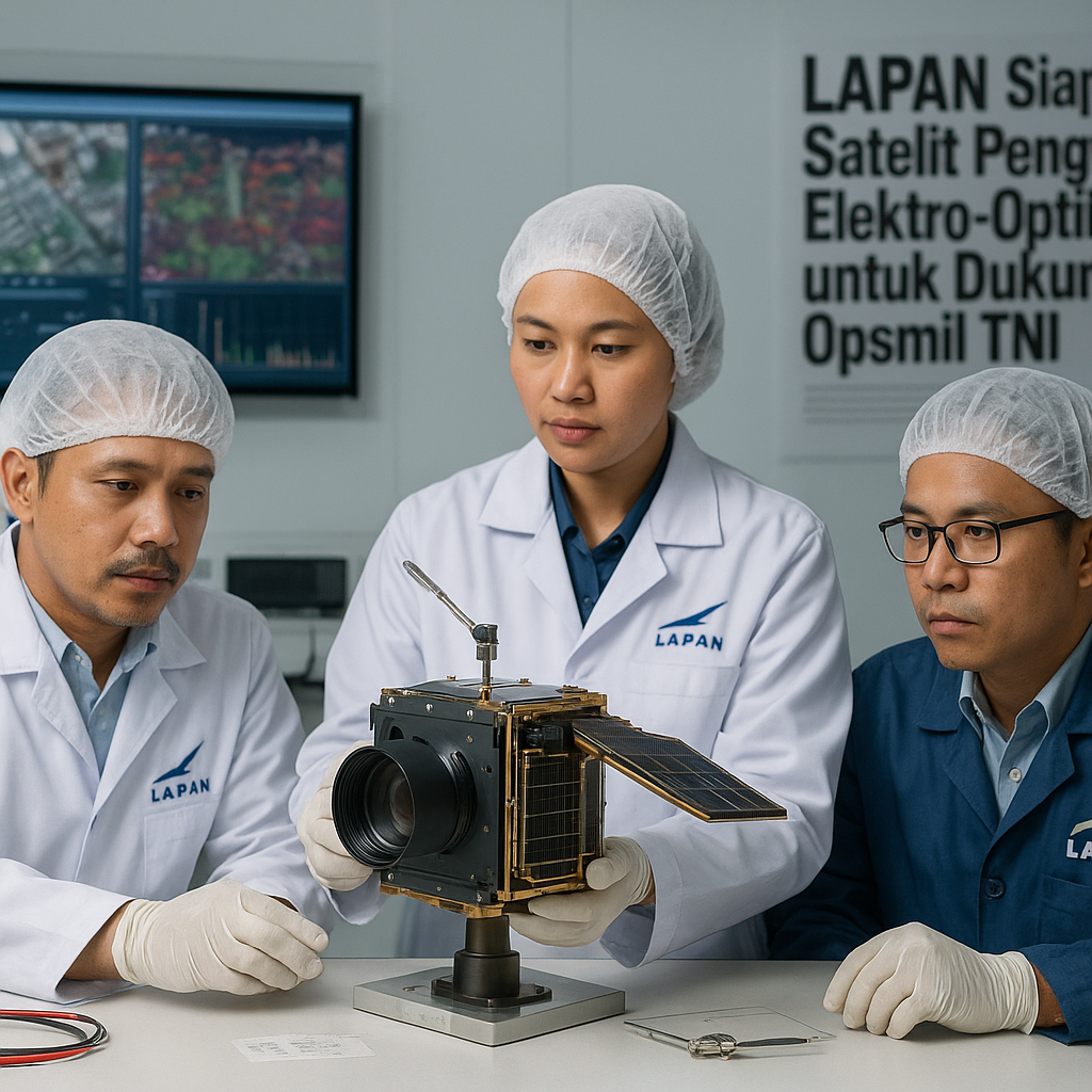 LAPAN Siapkan Satelit Pengintai Elektro-Optikal untuk Dukung Opsmil TNI