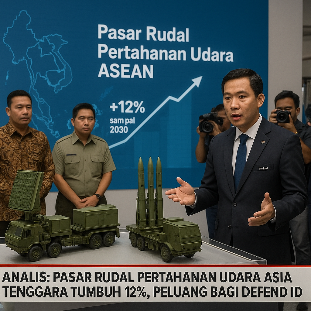 Analis: Pasar Rudal Pertahanan Udara Asia Tenggara Tumbuh 12%, Peluang bagi Defend ID
