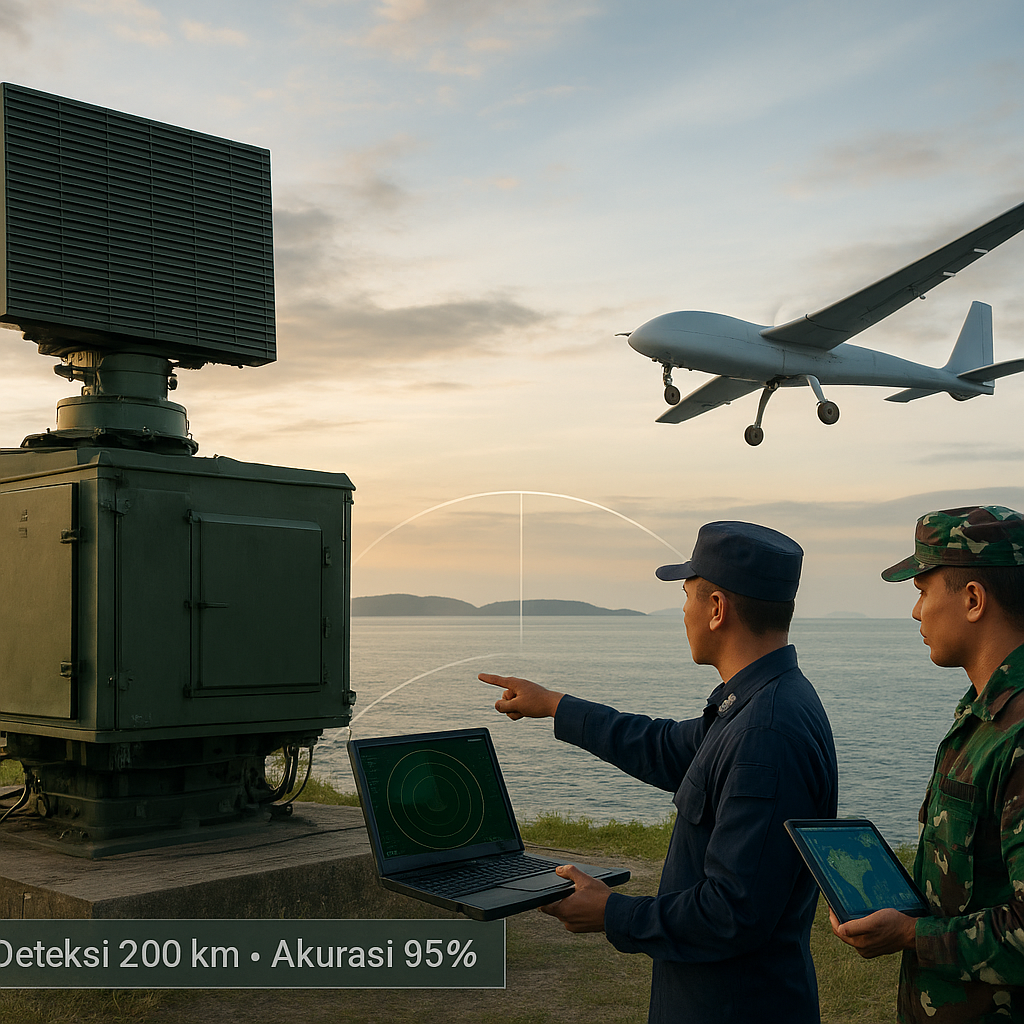 Integrasi Sistem Radar Darat dan Drone untuk Pertahanan Pulau Terluar