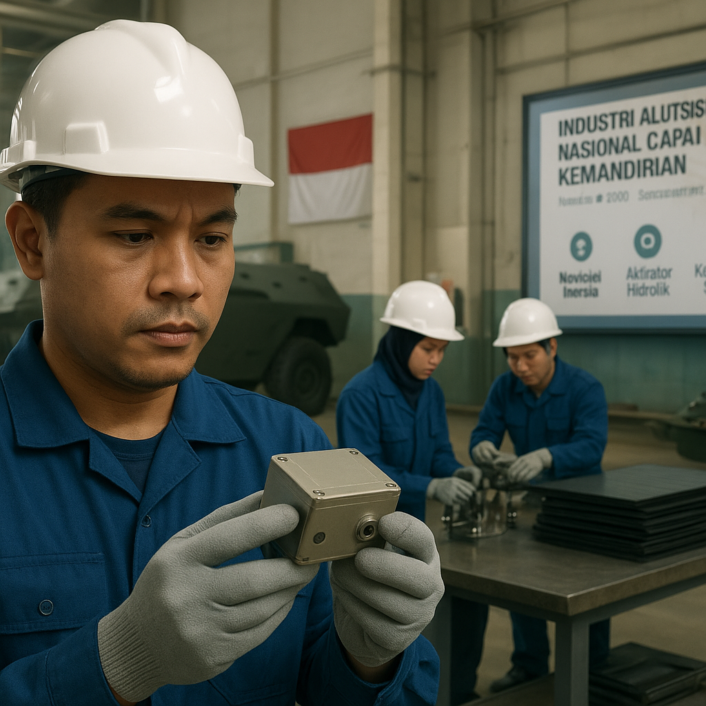 Industri Alutsista Nasional Capai Tingkat Kemandirian 72% Berkat Program Substitusi Impor Komponen Kritis