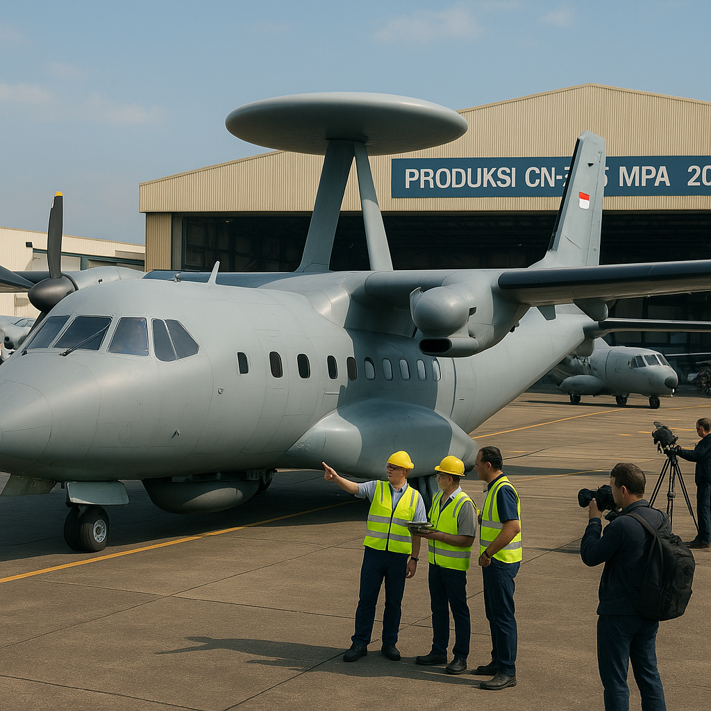 PT Dirgantara Indonesia Targetkan Produksi 20 Unit Pesawat CN-235 MPA untuk Patroli Maritim pada 2027