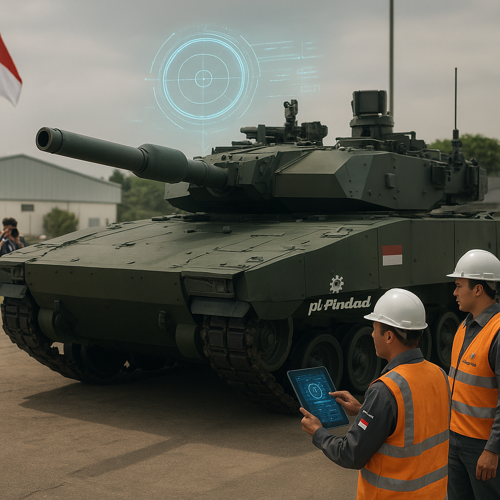 PT Pindad Siap Luncurkan Tank Harimau Generasi Ketiga dengan Sistem Kendali Tembak AI