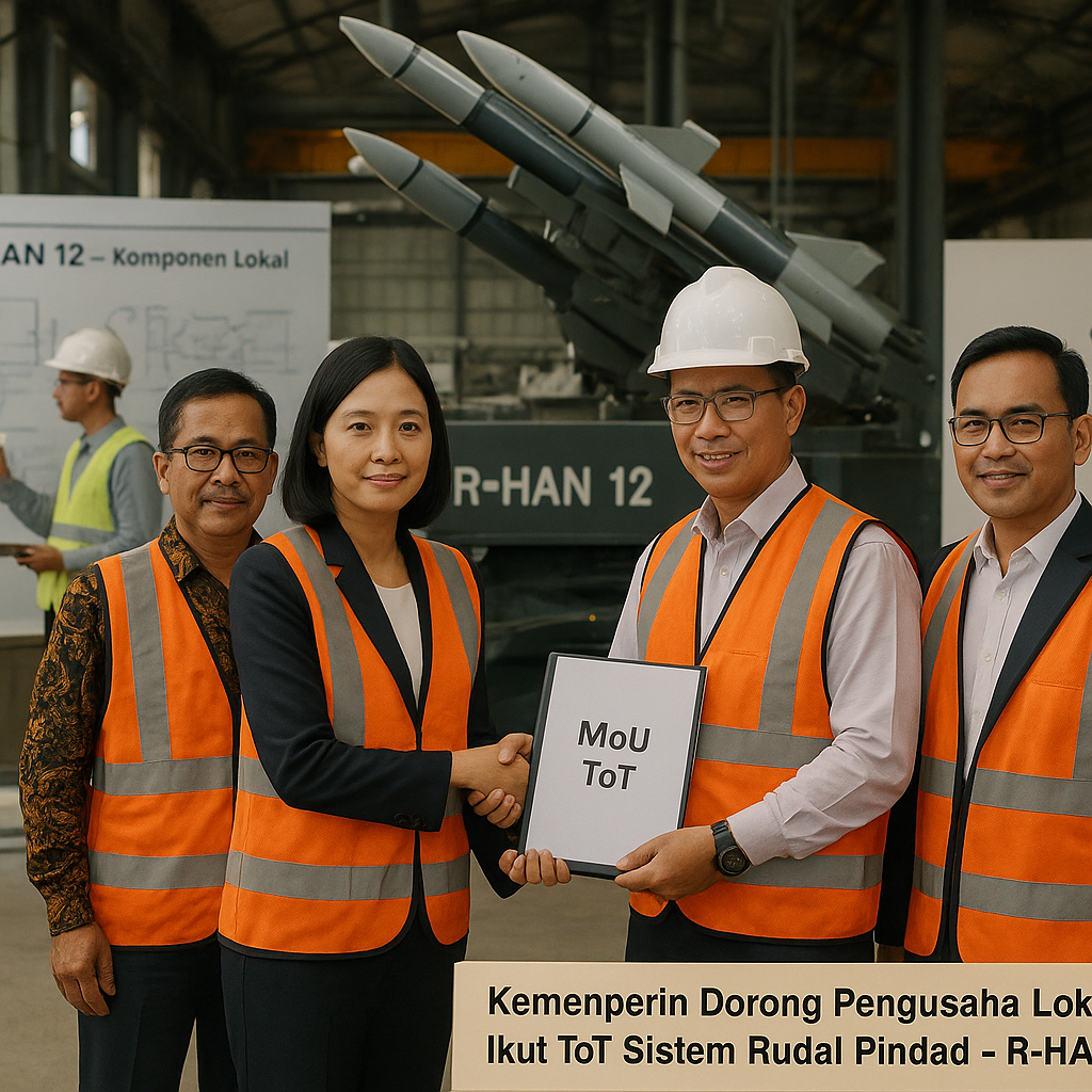 Kemenperin Dorong Pengusaha Lokal Ikut Serta dalam Program ToT Sistem Rudal Pindad