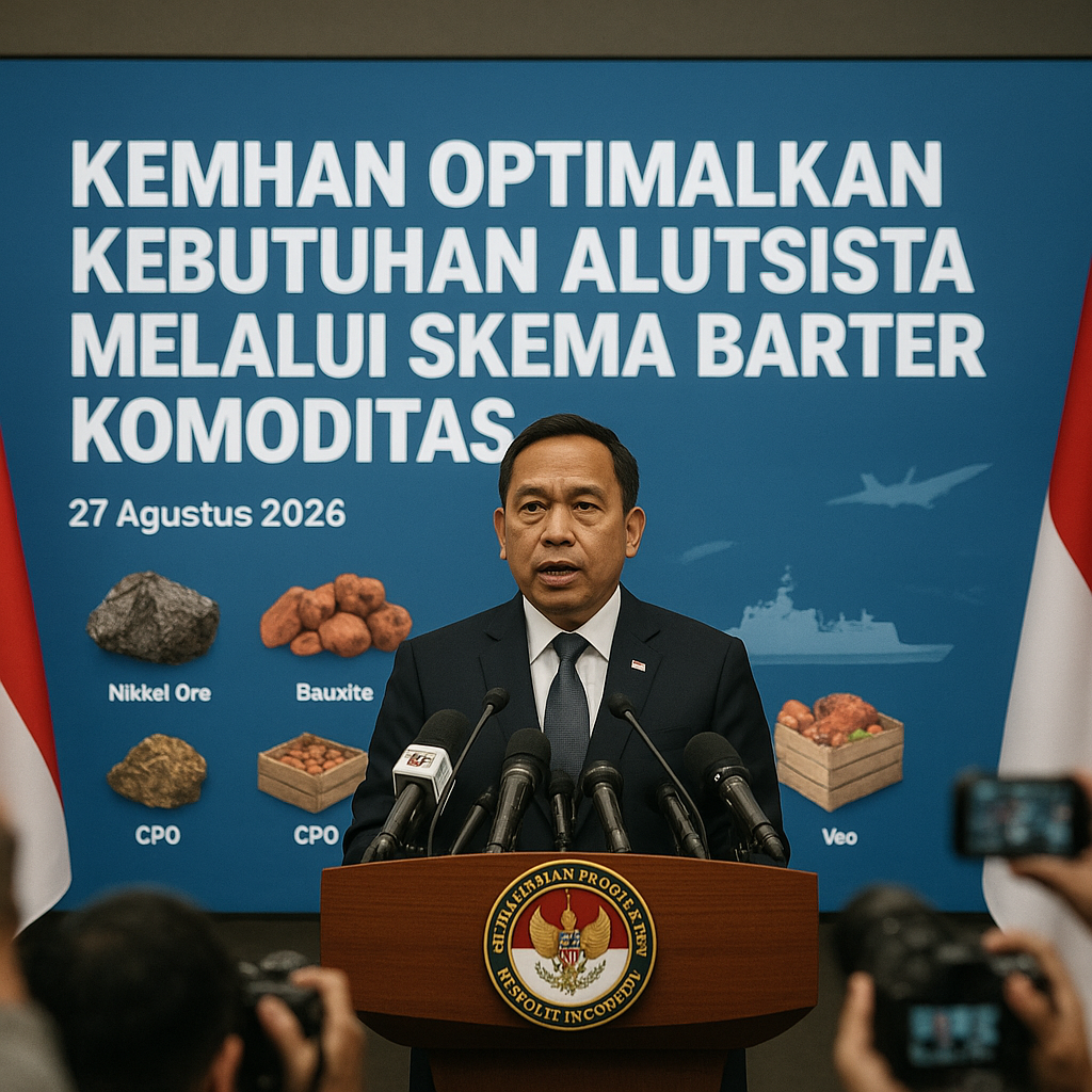 Kemhan Optimalkan Kebutuhan Alutsista Melalui Skema Barter Komoditas dengan Negara Mitra