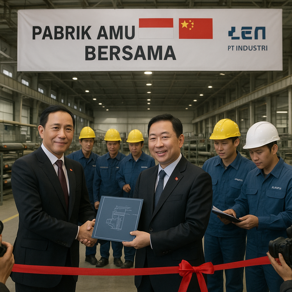 Indonesia-China Bangun Pabrik Amunisi Bersama