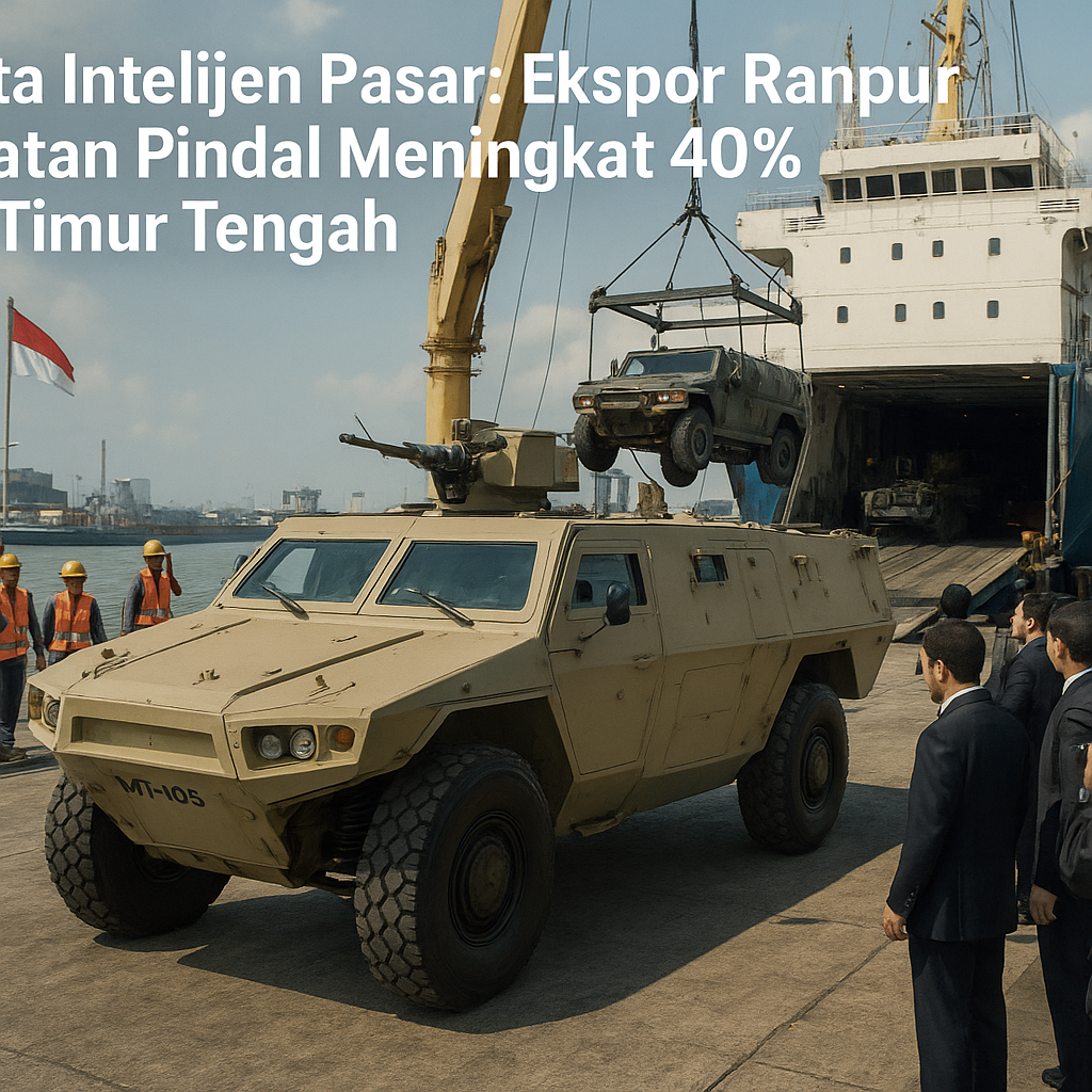 Data Intelijen Pasar: Ekspor Ranpur Buatan Pindal Meningkat 40% ke Timur Tengah