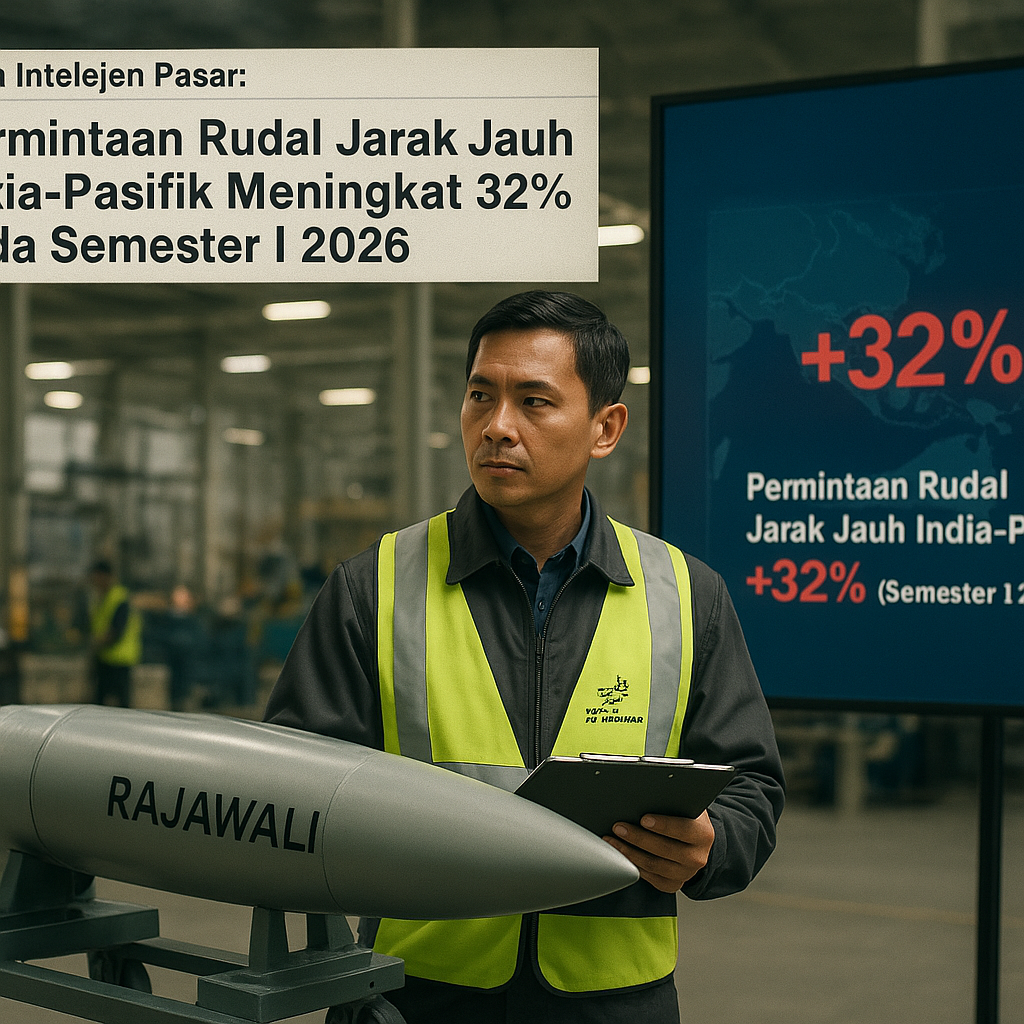 Data Intelejen Pasar: Permintaan Rudal Jarak Jauh India-Pasifik Meningkat 32% pada Semester I 2026
