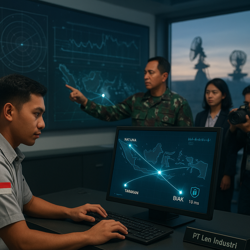 Integrasi Sistem Data Link TNI: Menyatukan Radar Satuan di Natuna, Tarakan, dan Biak