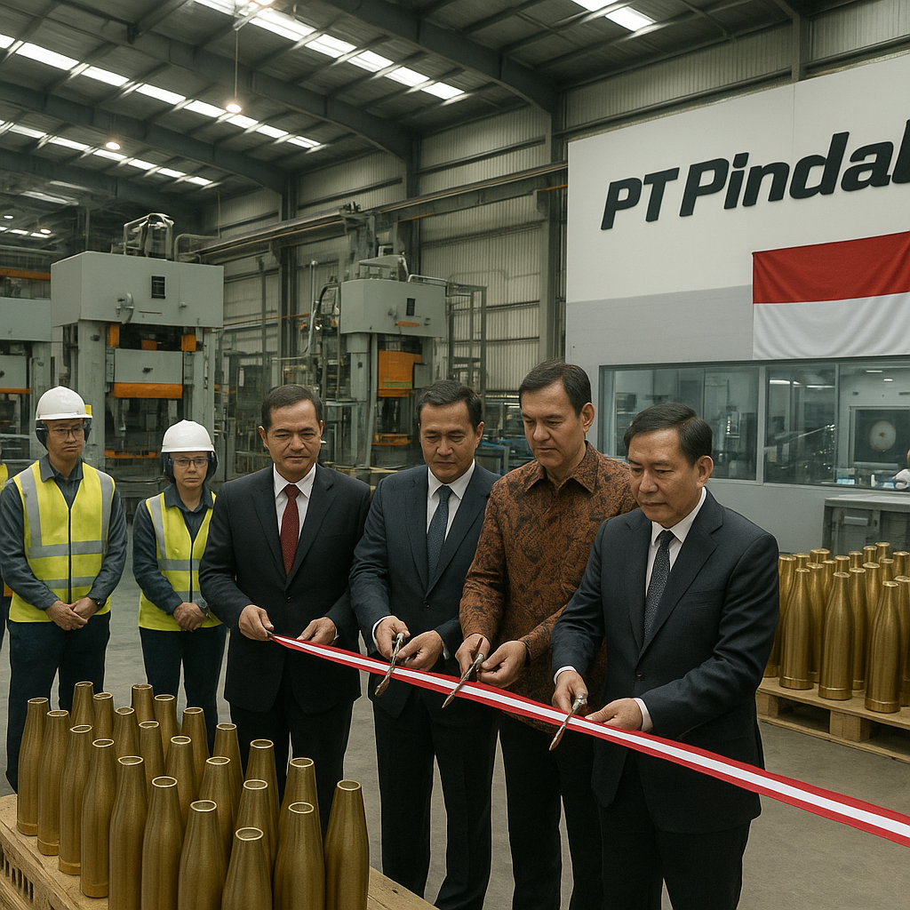 Pindad Resmikan Pabrik Amunisi Kaliber Besar di Malang, Dongkrak Kemandirian Produksi