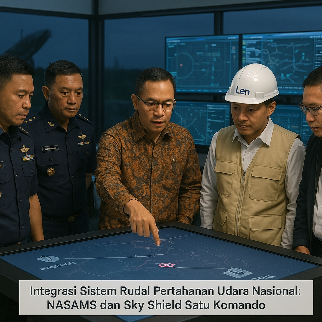 Integrasi Sistem Rudal Pertahanan Udara Nasional: NASAMS dan Sky Shield Satu Komando