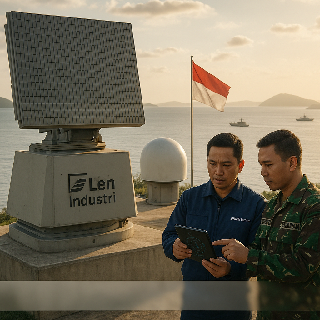 Kemenhan dan PT Len Industri Selesaikan Uji Coba Radar Pantai Multifungsi di Perbatasan Natuna